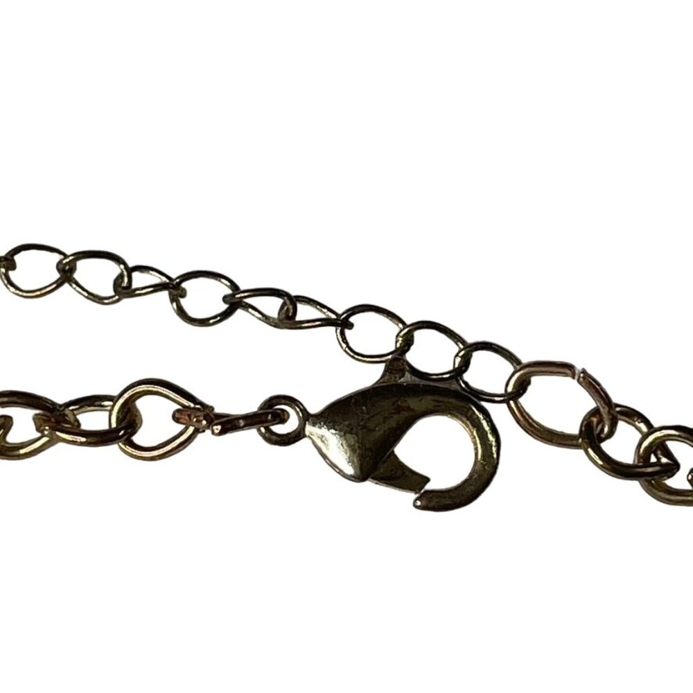 Vintage Multi Layered Gold Chain Statement Neckla… - image 5